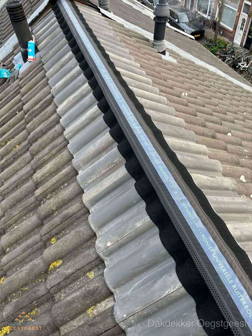 Dakrenovatie plat dak met bitumen dakbedekking in Oegstgeest Dakrenovatie plat dak met bitumen dakbedekking in Oegstgeest