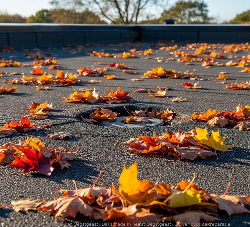 Dakschade In Herfst Oegstgeest